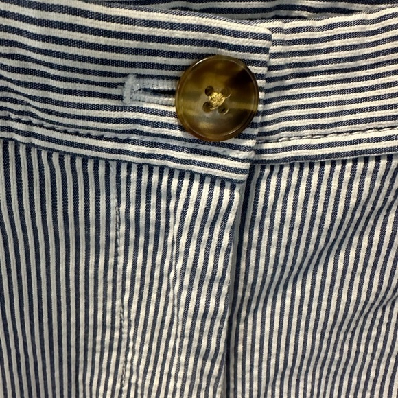 Talbots Women's Blue Pinstripe Chinos - Picture 4 of 7